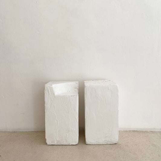 Plaster Pedestal (white)